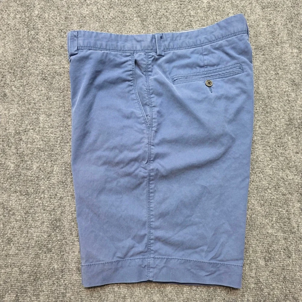 Tommy Bahama Boracay Mens Blue Cotton Tencel Blend Chino Shorts Size 33 9 Inseam